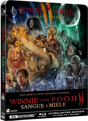 Winnie-the-Pooh 2 - Sangue e miele (2024) (Edizione Limitata, Steelbook, 4K Ultra HD + Blu-ray)