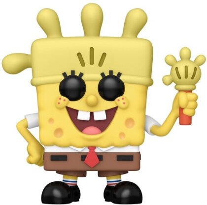 Funko Pop Television - Pop Spongebob Squarepants Spongebob W Glove Light (Édition Anniversaire)