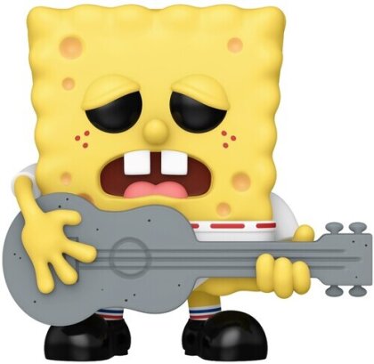 Funko Pop Television - Pop Spongebob Squarepants Spongebob W Guitar (Édition Anniversaire)