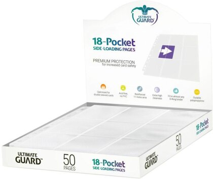 Feuilles Classeur Side-Loading - Ultimate Guard 9-Pocket Pages (50ct) - 29.1 cm
