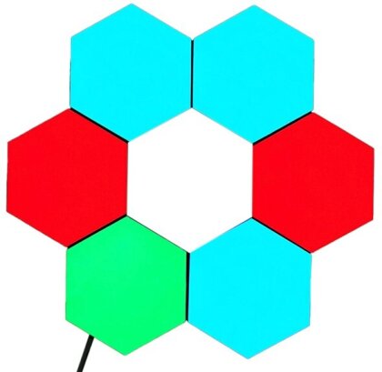 Numskull: LED Gaming Lights - Hexagon