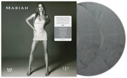 Mariah Carey - #1's (2024 Reissue, Metallic Silver/Black Swirl Vinyl, 2 LPs)