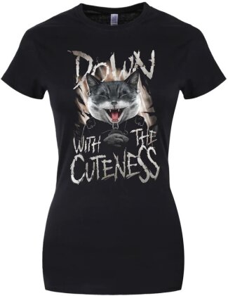 Playlist Pets: Down with the Cuteness - Ladies T-Shirt