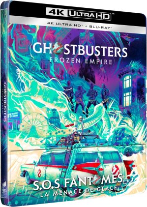 S.O.S. Fantômes : La Menace de glace (2024) (Limited Edition, Steelbook, 4K Ultra HD + Blu-ray)
