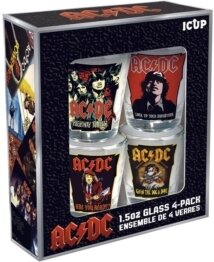 AC/DC - Ac/Dc Shot Glasses 4 Pack (1.5Oz)