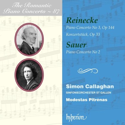 Carl Heinrich Reinecke (1824-1910), Modestas Pitrénas, Simon Callaghan & Sinfonieorchester St. Gallen - Piano Concerto No.3 op.144; Konzertstück