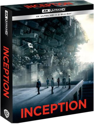 Inception (2010) (Ultimate Collector's Edition, Edizione Limitata, Steelbook, 4K Ultra HD + 2 Blu-ray)