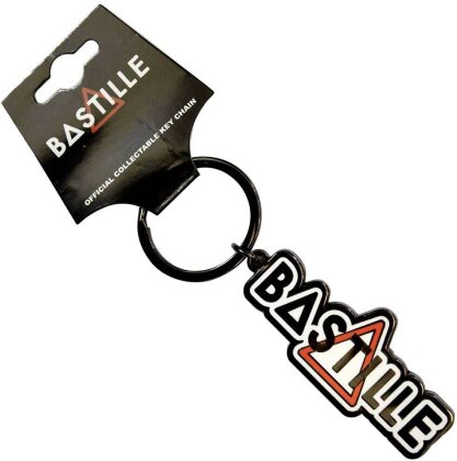 Bastille Keychain - Orange Triangle