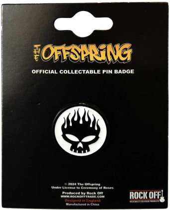 The Offspring Pin Badge - Skull
