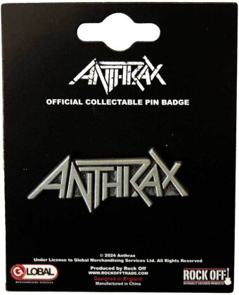 Anthrax Pin Badge - Logo