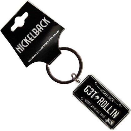 Nickelback Keychain - License Plate