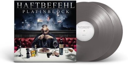 Haftbefehl - Platinblock (Blockplatin) (2024 Reissue, Graues Vinyl, 2 LP)