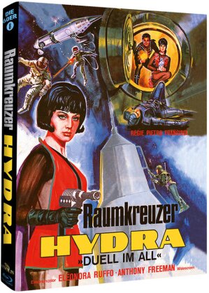 Raumkreuzer Hydra - Duell im All (1966) (Cover A, Édition Limitée, Mediabook, 2 Blu-ray)