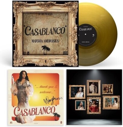 Marsha Ambrosius - Casablanco (Autographed, Limited Edition, Gold Vinyl, LP)