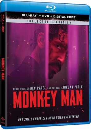 Monkey Man (2024) (Collector's Edition, Blu-ray + DVD)