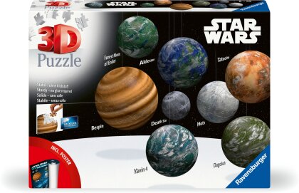 Puzzle-Ball Sortiment - Himmelskörper der Star Wars Galaxie
