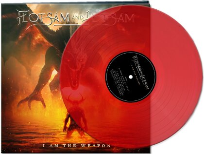 Flotsam And Jetsam - I Am the Weapon (Gatefold, Limited Edition, Clear Red Vinyl, LP)