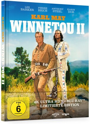 Winnetou 2 (1964) (Limited Edition, Mediabook, 4K Ultra HD + Blu-ray)