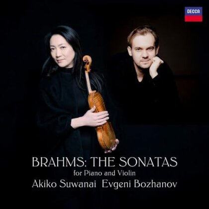Evgeni Bozhanov, Johannes Brahms (1833-1897) & Akiko Suwanai - Sonatas For Violin & Piano (HQCD REMASTER, Japan Edition)