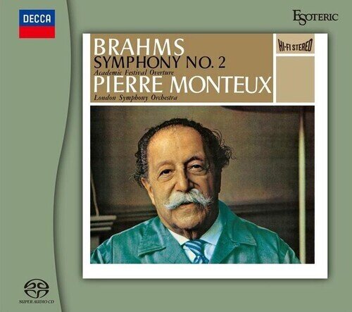Johannes Brahms (1833-1897), Pierre Monteux & London Symphony Orchestra - Symphony No. 2 Japan Edition, 2024 Reissue, Esoteric/Decca, SACD