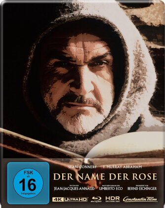 Der Name der Rose (1986) (Limited Edition, Steelbook, 4K Ultra HD + Blu-ray)