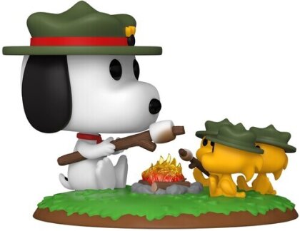 Funko Pop Deluxe - Pop Deluxe Peanuts Beagle Scouts Snoopy Camping (Édition Anniversaire)
