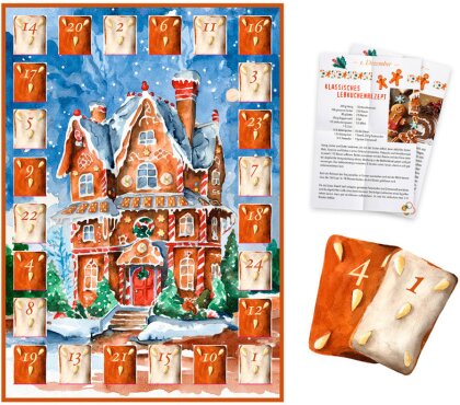 Der Lebkuchen-Zettel-Adventskalender »Weihnachten liegt in der Luft«