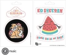 Ed Sheeran - Ed Sheeran Set 1 2 Sheet Sticker Set