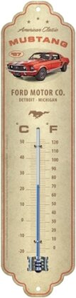 Thermometer. Ford / Ford Mustang / GT 1967 Red