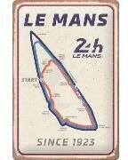 24h Le Mans - Circuit 1963 Blechschild