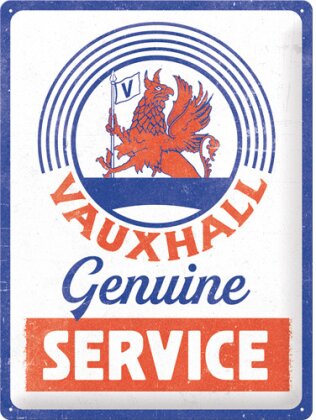 Vauxhall - Genuine Service Blechschild