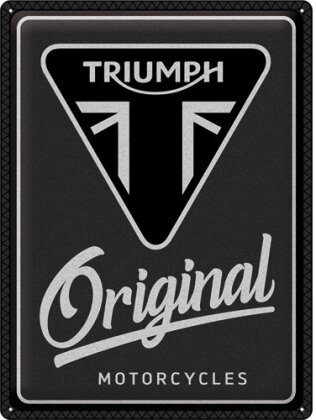 Blechschild. Triumph / Original Motorcycles