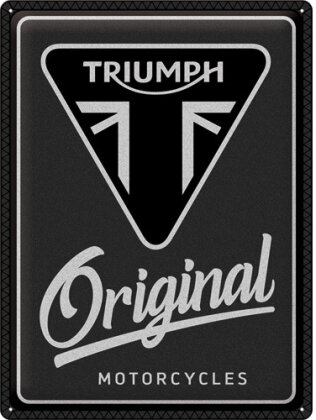 Triumph Original Blechschild