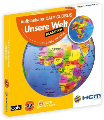 Caly Aufblasbarer Globus - Unsere Welt Klassisch