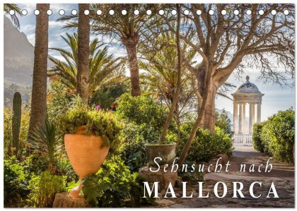 Sehnsucht nach Mallorca (Tischkalender 2025 DIN A5 quer) - CALVENDO Monatskalender