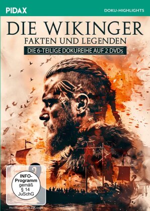 Die Wikinger - Fakten und Legenden - Die 6-teilige Dokureihe (Pidax Doku-Highlights, 2 DVDs)