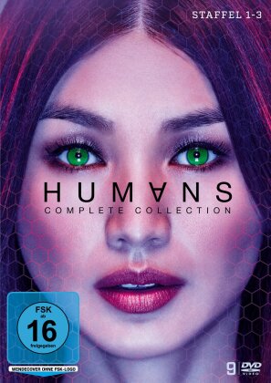 Humans - Staffel 1-3 (Complete Collection, Neuauflage, 9 DVDs)