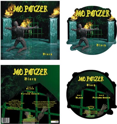Jag Panzer - Black (Shaped Picture Disc, 12" Maxi)