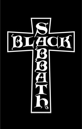 Black Sabbath - Cross Textil Poster