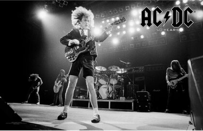 AC/DC - 50 Years Textil Poster