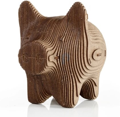 Spardosen-Puzzle aus Holz: Schwein