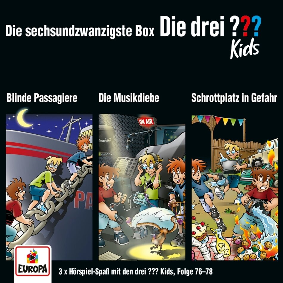 Die Drei ??? Kids - 26./3er Box- Folgen 76 - 78 3 CD