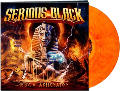 Serious Black - Rise of Akhenaton (Limited Edition, Orange/Red Marbled Vinyl, LP)