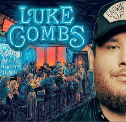 Luke Combs - Growin Up (2024 Reissue, Sony, Green/Transparent Vinyl, LP)