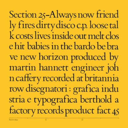 Section 25 - Always Now (2024 Reissue, 5 CDs)