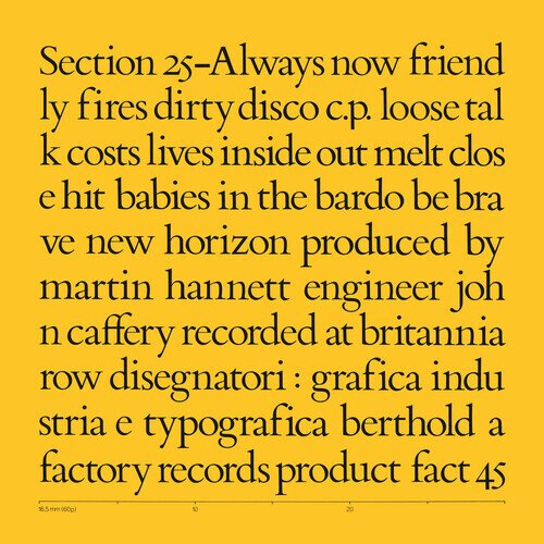Section 25 - Always Now (2024 Reissue, 5 CDs)