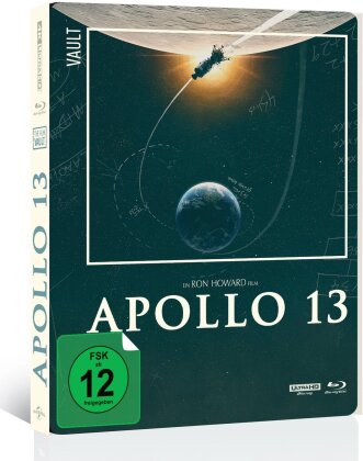 Apollo 13 (1995) (The Film Vault, Edizione Limitata, Steelbook, 4K Ultra HD + Blu-ray)