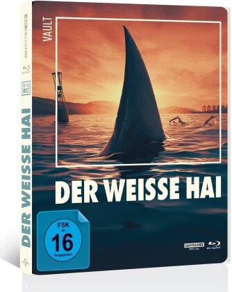 Der weisse Hai (1975) (The Film Vault, Édition Limitée, Steelbook, 4K Ultra HD + Blu-ray)