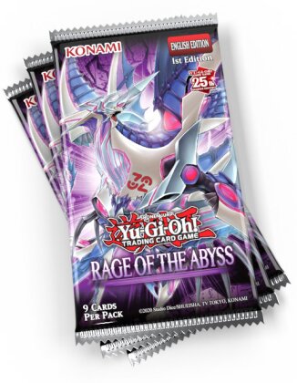 Yu-Gi-Oh! TCG - Rage of the Abyss 3-Pack (Cardboard Tuckbox)