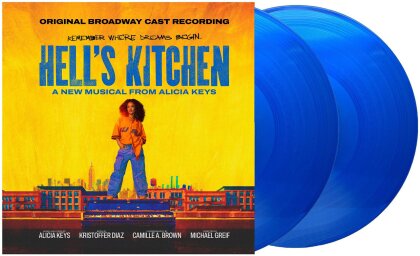Alicia Keys, Shoshana Bean & Maleah Joi Moon - Hell's Kitchen - OBCR (Blue Transparent Vinyl, 2 LPs)